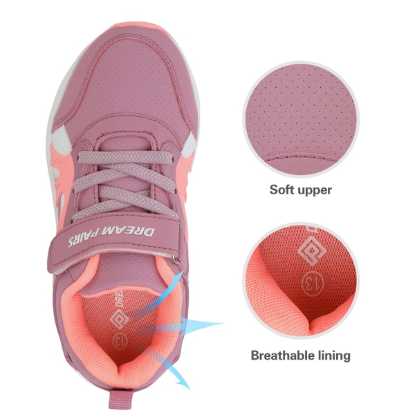 Boys Girls  Running Sneakers - DUSTY PINK - 3